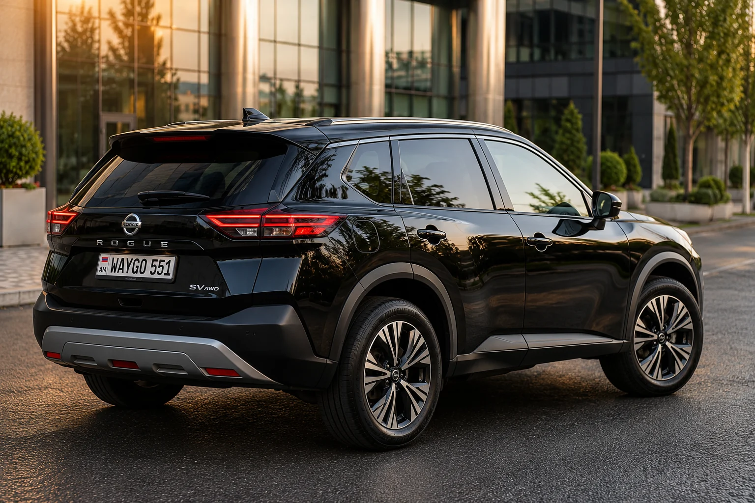 Nissan Rogue from the WayGo 551 fleet